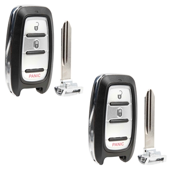 Pair Of Replacement Keyless Remote Car Key Fobs – 3-Button – For Ford, Lincoln, Mercury, Mazda (Remotez4less R4L2646)