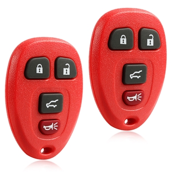 2x Keyless Entry Remote Start Key Navy Blue Fob for Buick Cadillac
