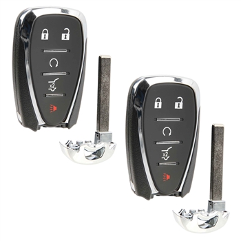 thumbnail interactive-video image 1 of 2-Pack Remote Flip Key Car Fob With Remote Start For Chevy Buick GMC (PEPS) – Extra-Partss 1 of 6