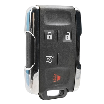 Remote Key Fob Chrome 4btn Hatch for Chevrolet GMC (M3N32337100 ...