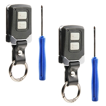 2x Garage Door Opener Remote 2-Button Keychain Control for Liftmaster ...